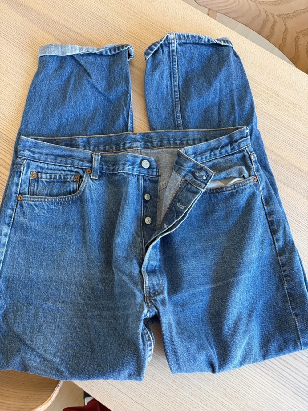 Levi's Relaxed Fit Men's Jeans - Medium Blue Denim